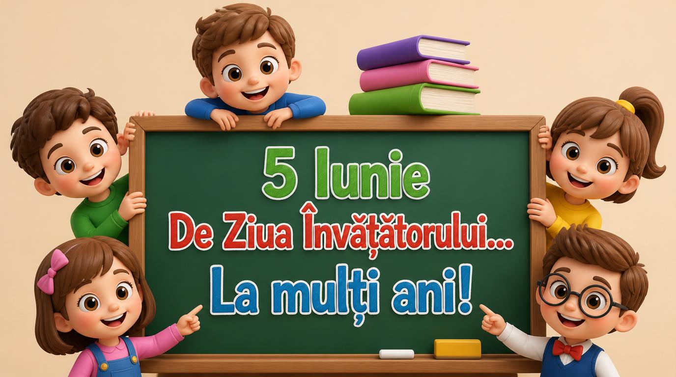 5 Iunie De Ziua Învățătorului... La mulţi ani!
