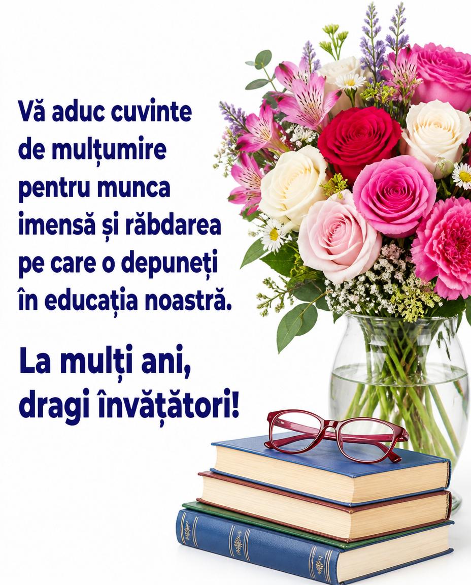 La mulți ani, dragi învățători!