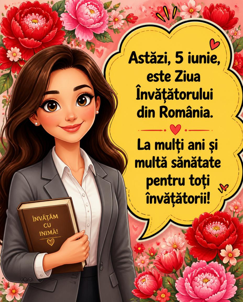 La mulți ani și multă sănătate pentru toți învățătorii!