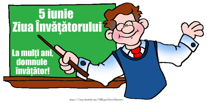 La mulți ani, domnule învățător!