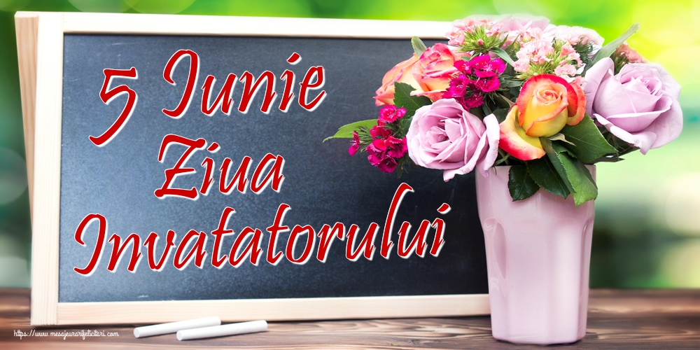 5 Iunie Ziua Invatatorului