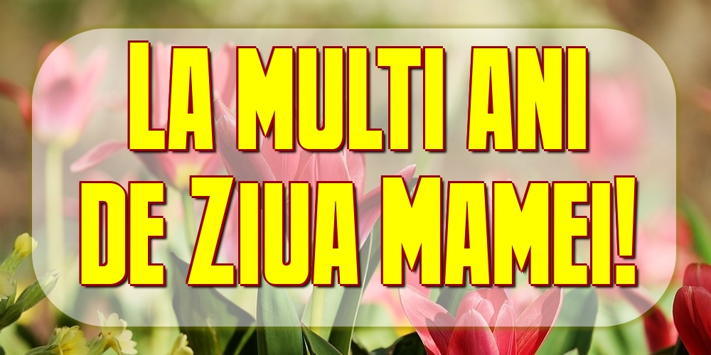 Felicitari de Ziua Mamei - La multi ani de Ziua Mamei! - mesajeurarifelicitari.com