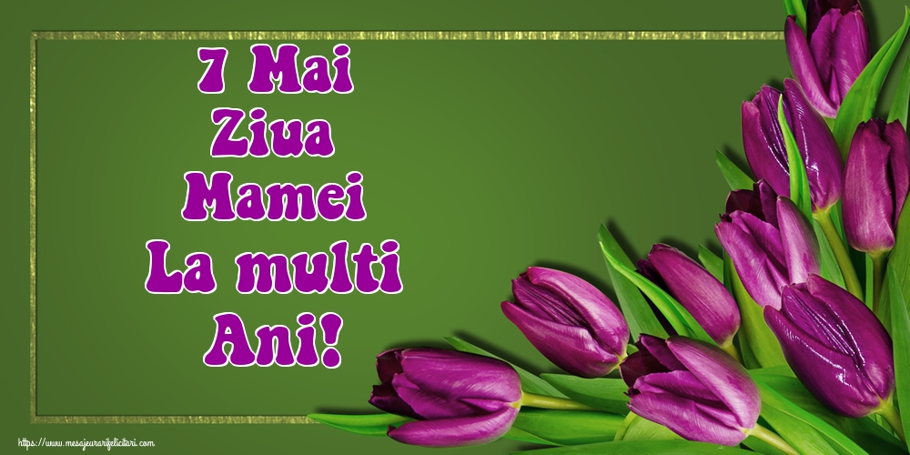 Felicitari de Ziua Mamei - 7 Mai Ziua Mamei La multi Ani! - mesajeurarifelicitari.com