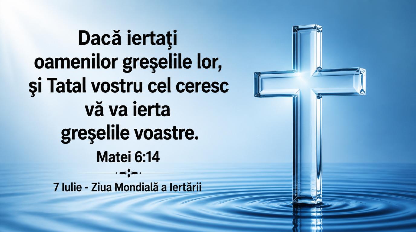 7 Iulie - Ziua Mondială a Iertării