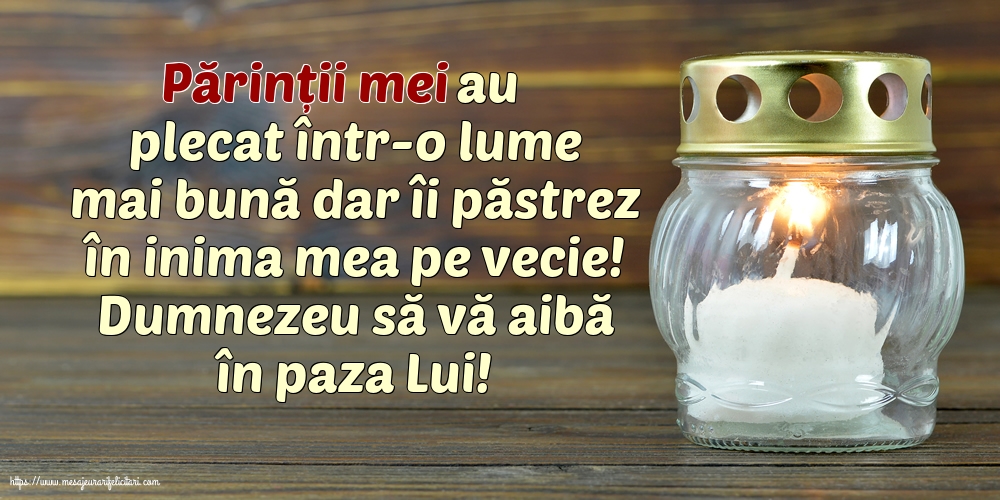 Ziua Morţilor Dumnezeu să vă aibă în paza Lui!