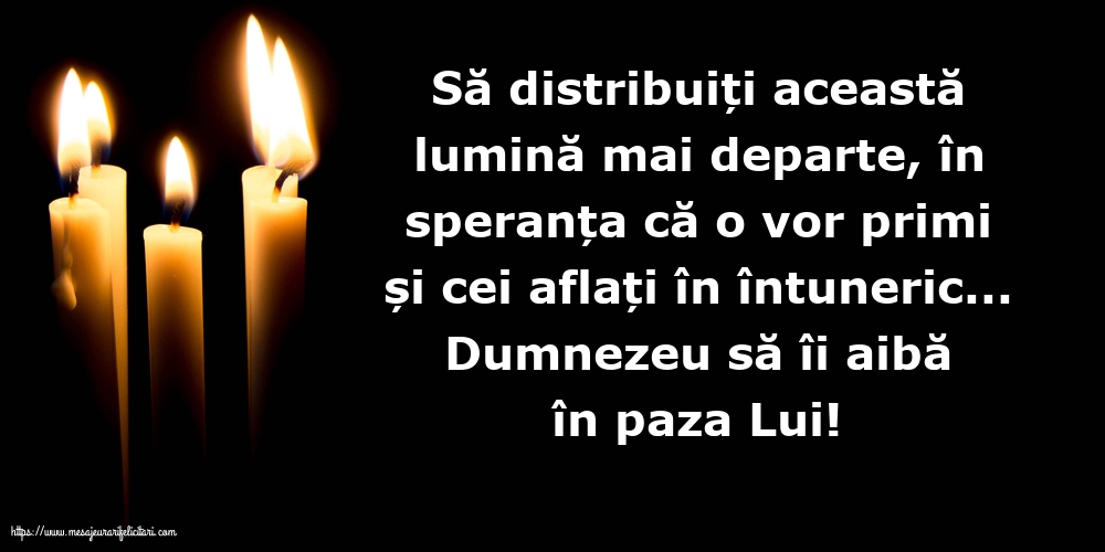 Ziua Morţilor Dumnezeu să îi aibă în paza Lui!