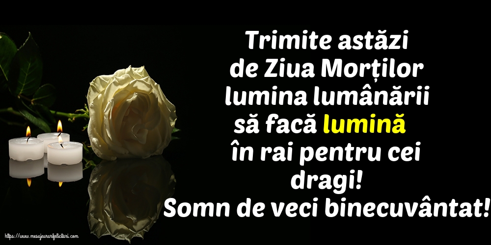Somn de veci binecuvântat!