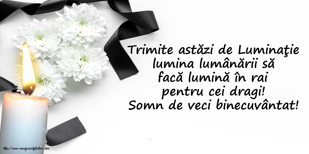 Somn de veci binecuvântat!