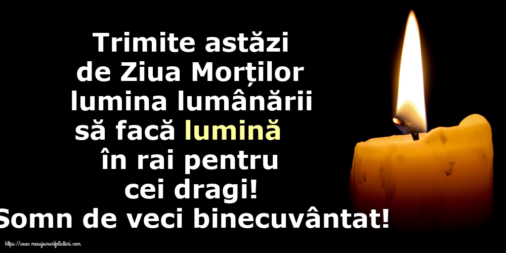 Somn de veci binecuvântat!