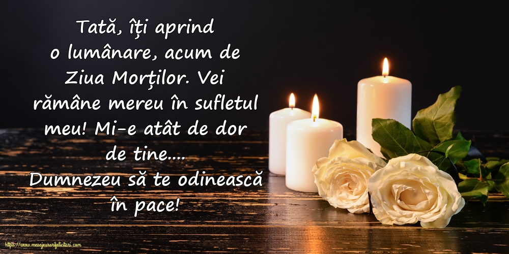 Dumnezeu să te odinească în pace!