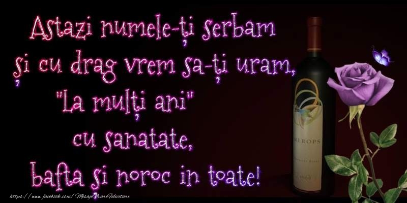 La multi ani de ziua onomastica!