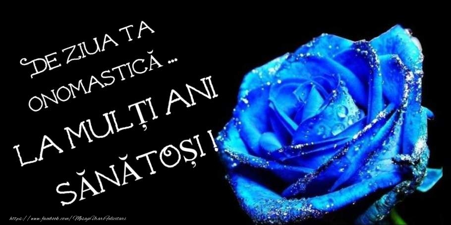 La multi ani de ziua onomastica!