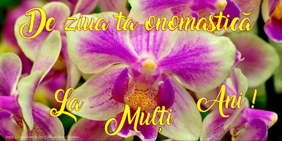 La multi ani de ziua onomastica!