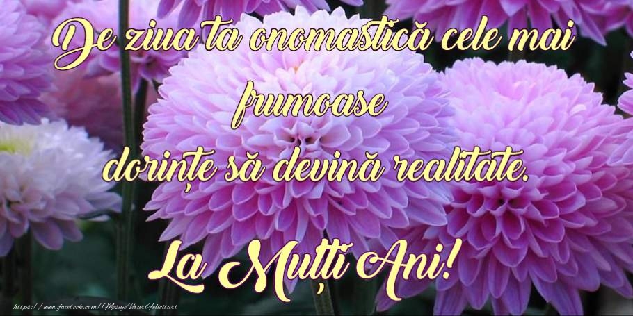 La multi ani de ziua onomastica!