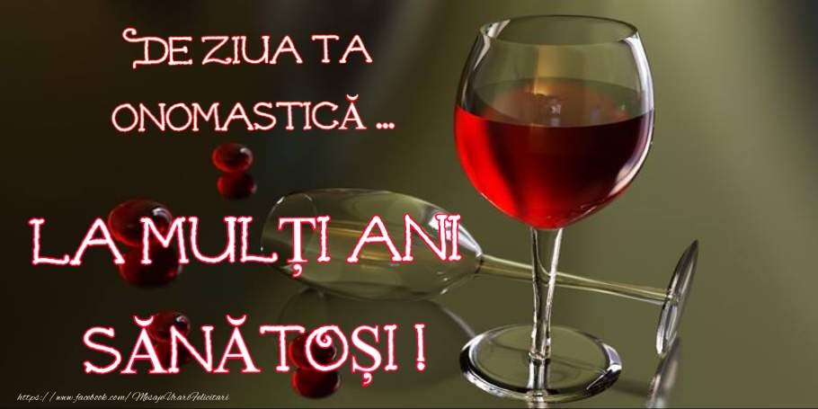 La multi ani de ziua onomastica!