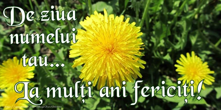 La multi ani de ziua numelui!