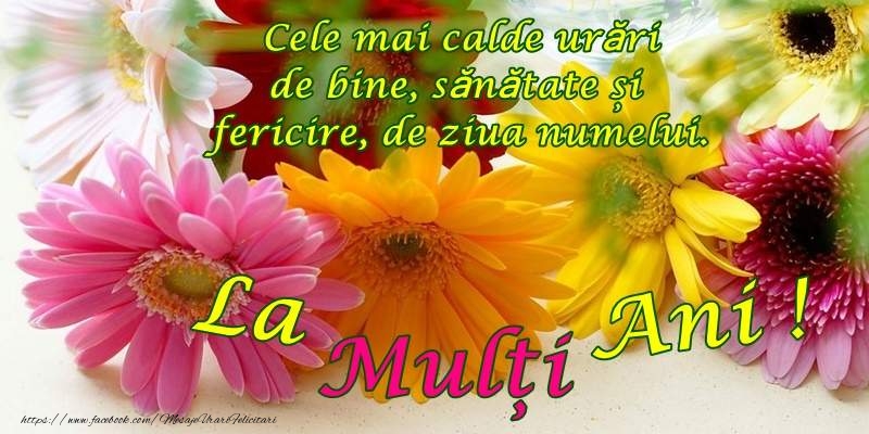 La multi ani de ziua numelui!