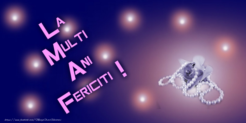 La mulți ani fericiti!