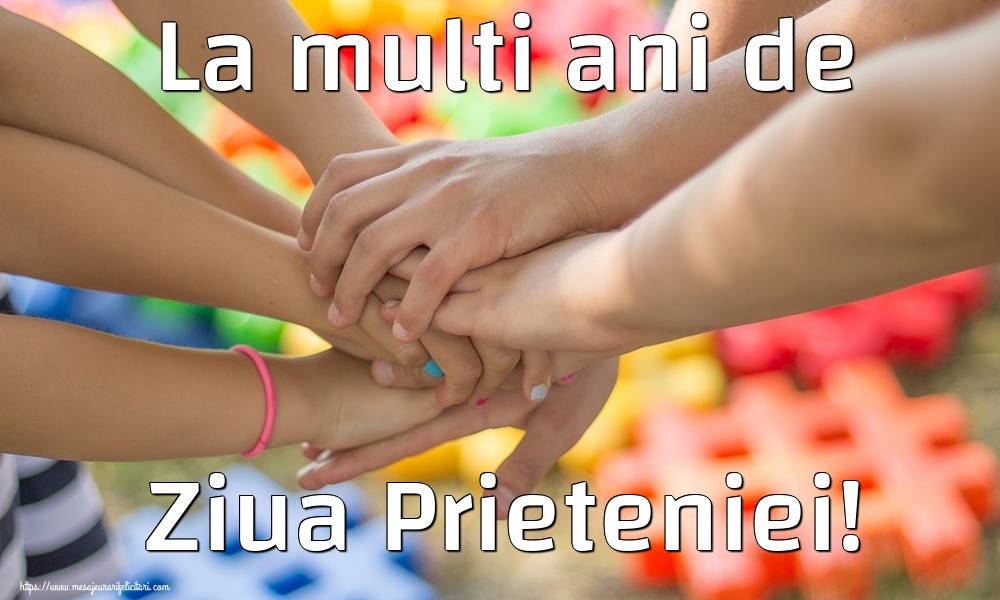La multi ani de Ziua Prieteniei!