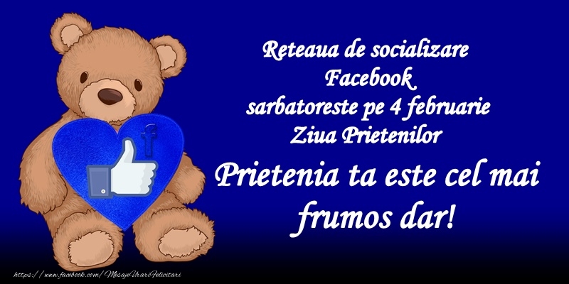 La multi ani de ziua prieteniei facebook!