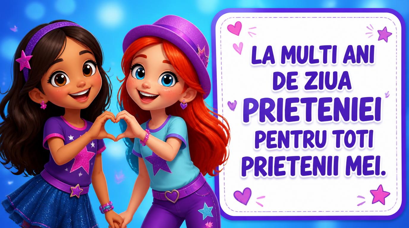 La multi ani de Ziua Prieteniei pentru toti prietenii mei!