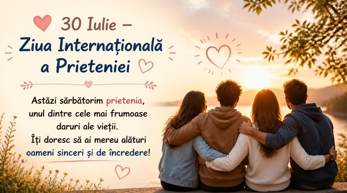 30 Iulie – Ziua Internațională a Prieteniei