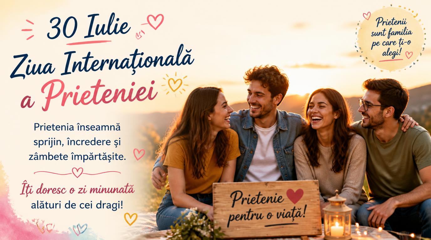 30 Iulie – Ziua Internațională a Prieteniei
