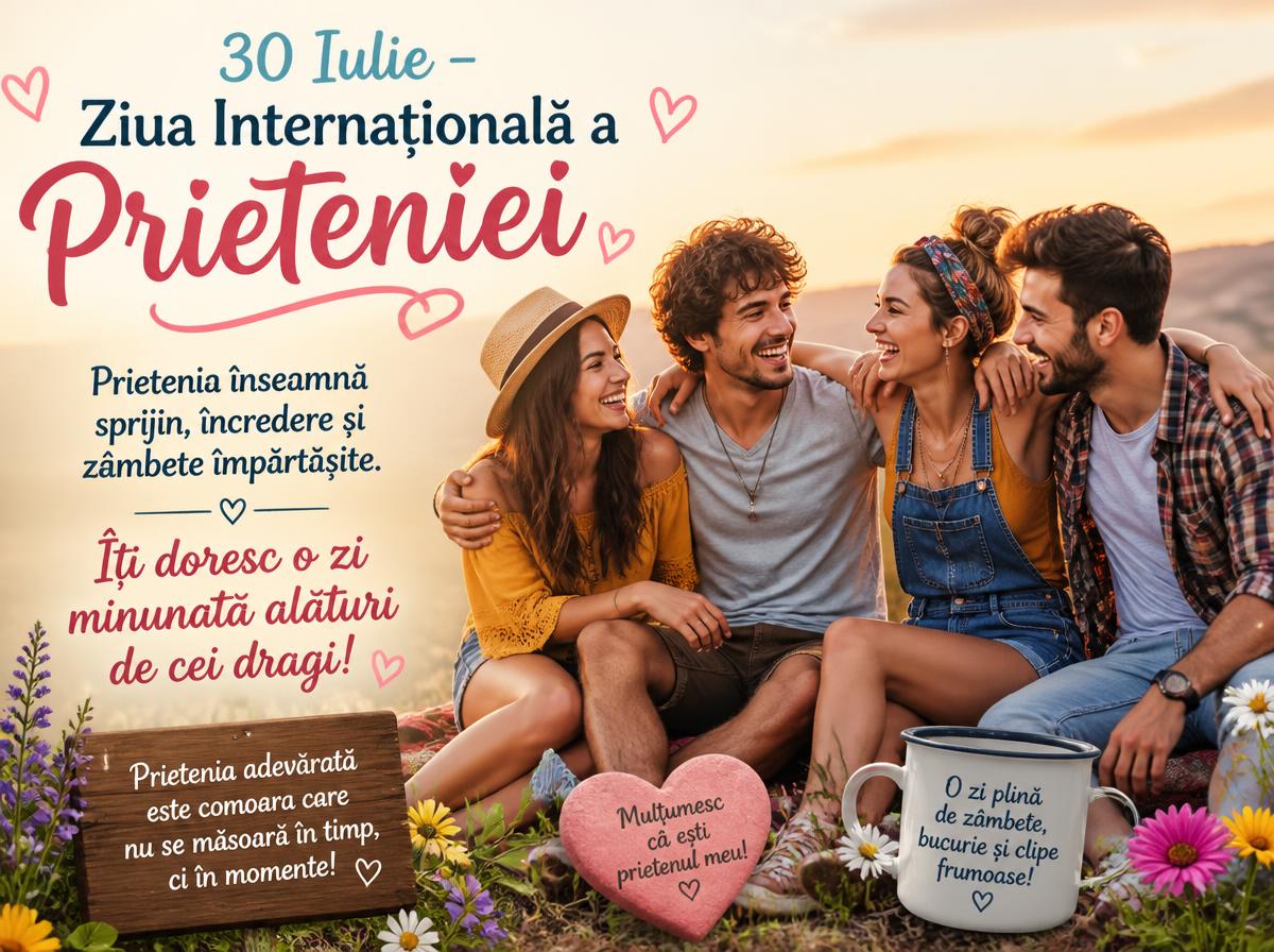 30 Iulie – Ziua Internațională a Prieteniei