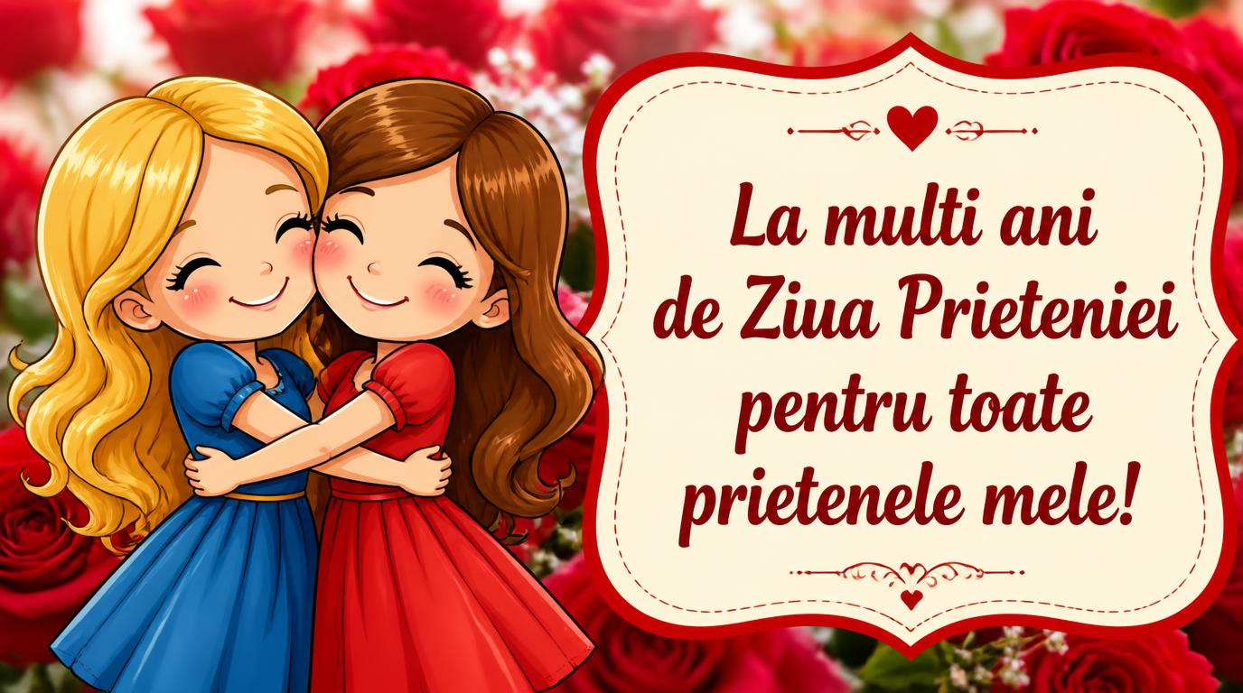 La multi ani de Ziua Prieteniei pentru toate prietenele mele!