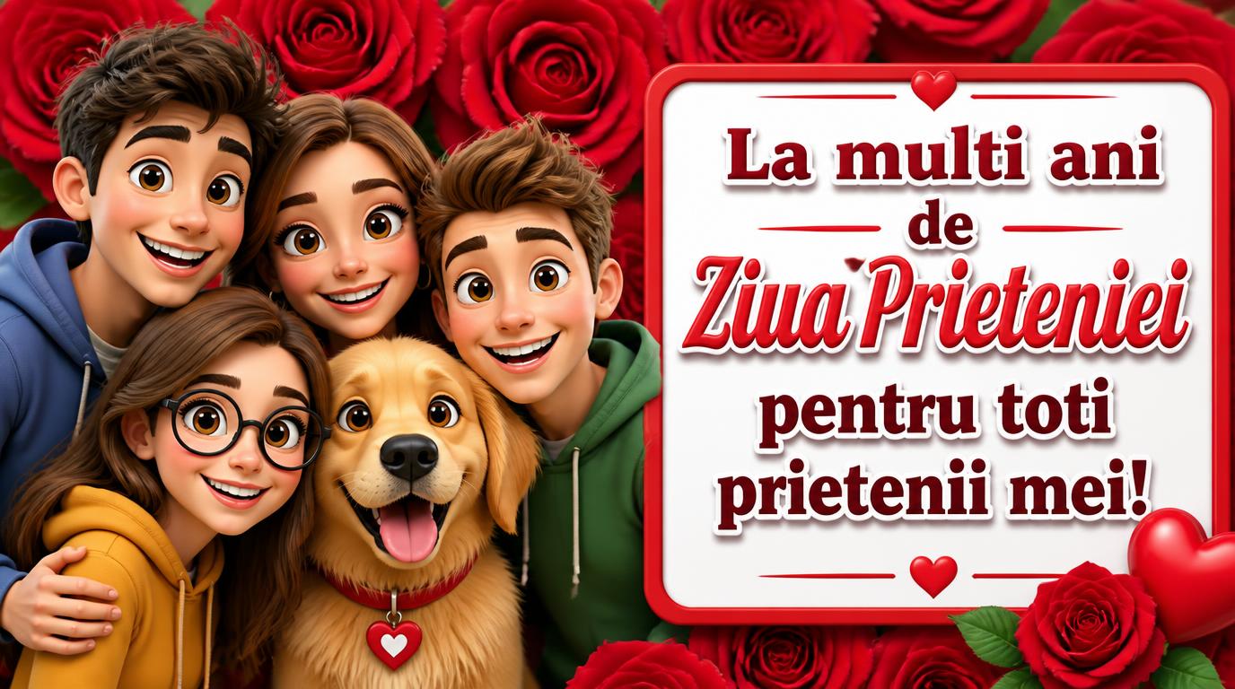 La multi ani de Ziua Prieteniei pentru toti prietenii mei!
