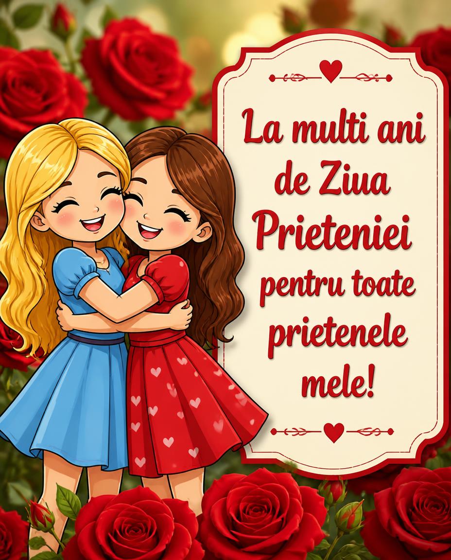 La multi ani de Ziua Prieteniei pentru toate prietenele mele!