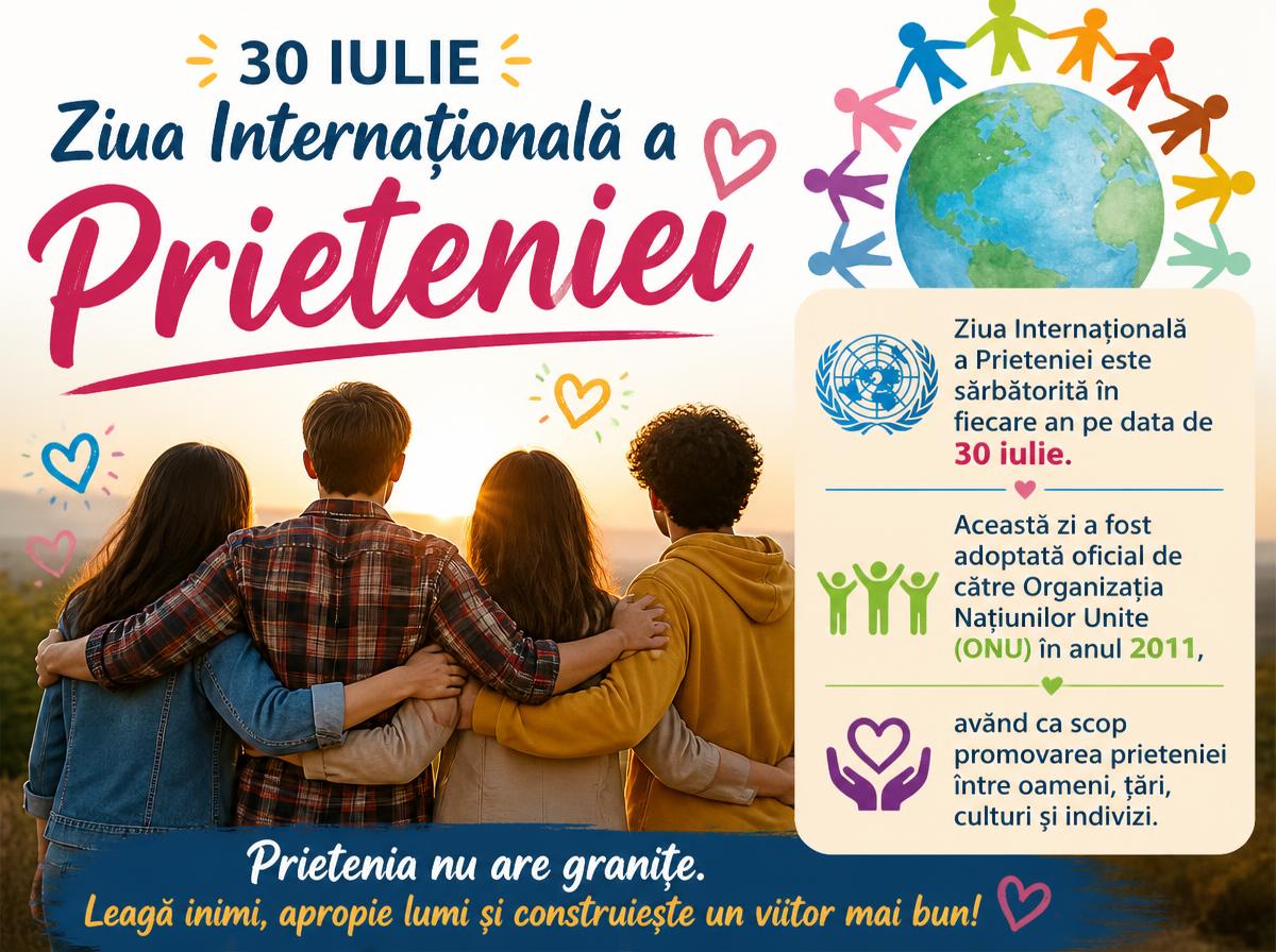 30 Iulie - Ziua Internațională a Prieteniei