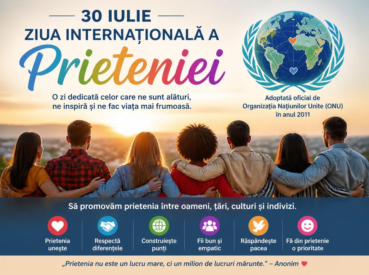 30 Iulie - Ziua Internațională a Prieteniei