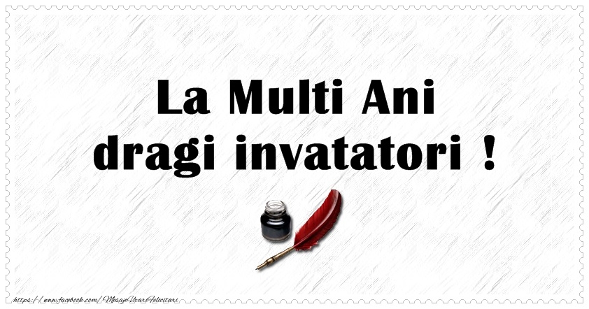 Felicitari de Ziua Profesorului - La multi ani dragi invatatori! - mesajeurarifelicitari.com