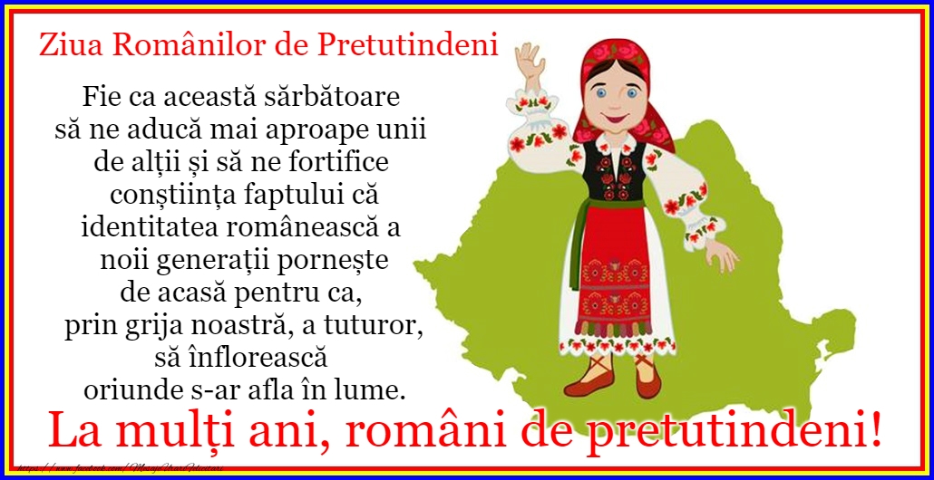 Felicitari de Ziua Românilor de Pretutindeni - La mulţi ani, români de pretutindeni! - mesajeurarifelicitari.com