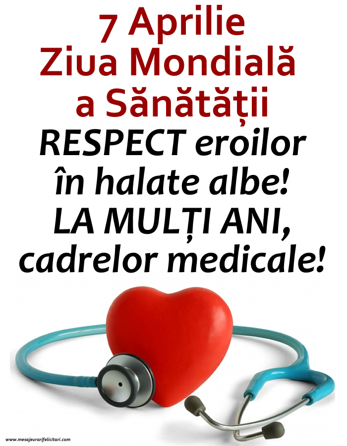 RESPECT eroilor în halate albe!