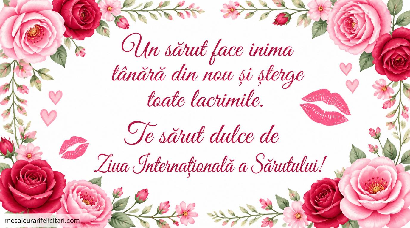 6 Iulie Te sărut dulce de Ziua Internațională a Sărutului!