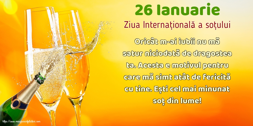 26 Ianuarie - Ziua Internațională a soțului