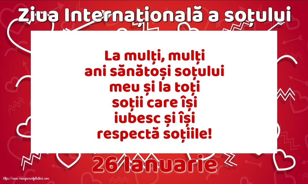 26 Ianuarie - Ziua Internațională a soțului