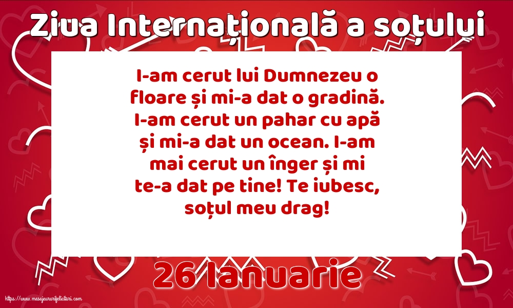 26 Ianuarie - Ziua Internațională a soțului