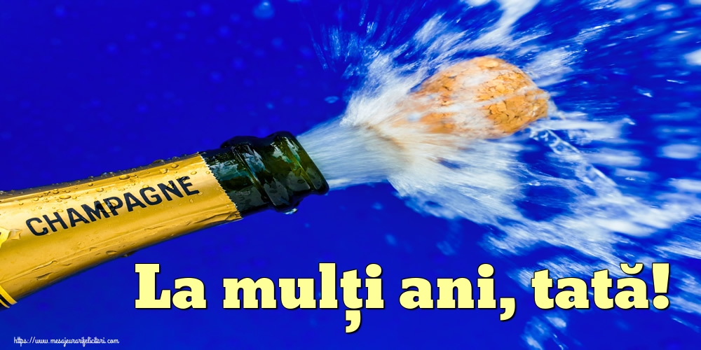 La mulţi ani, tată!