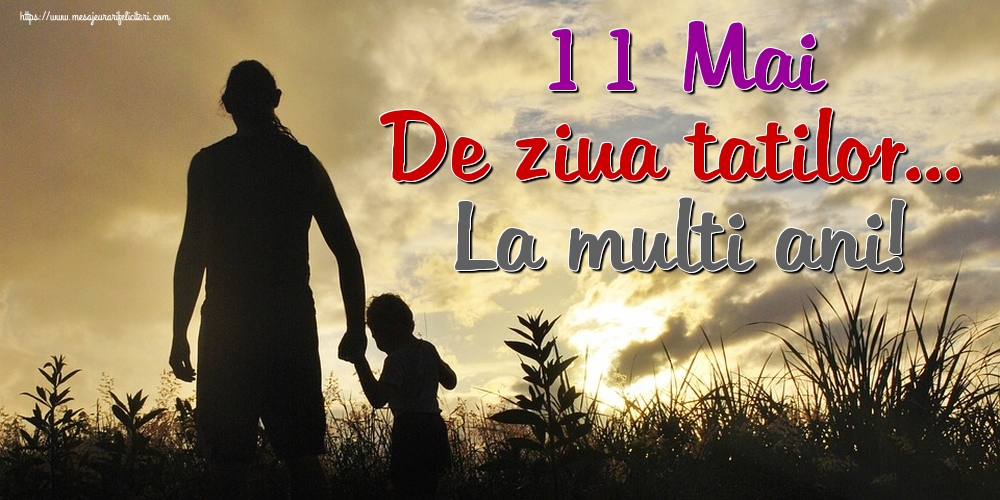 11 Mai De ziua tatilor... La multi ani!