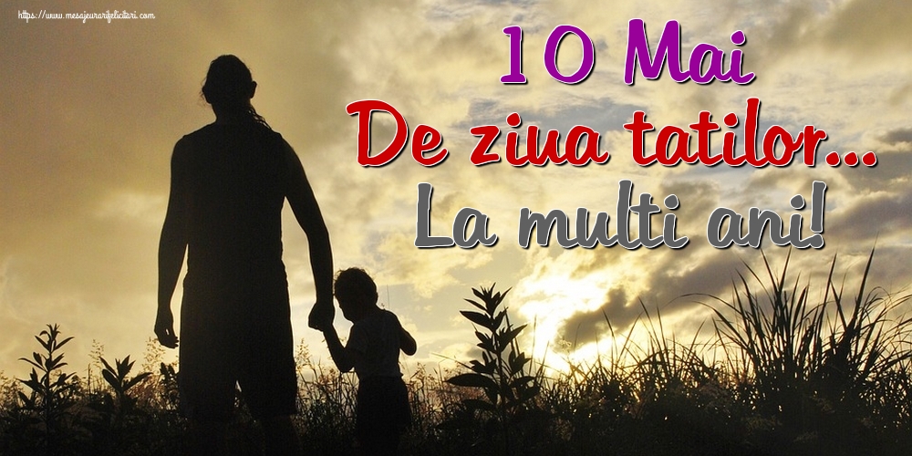 10 Mai De ziua tatilor... La multi ani!
