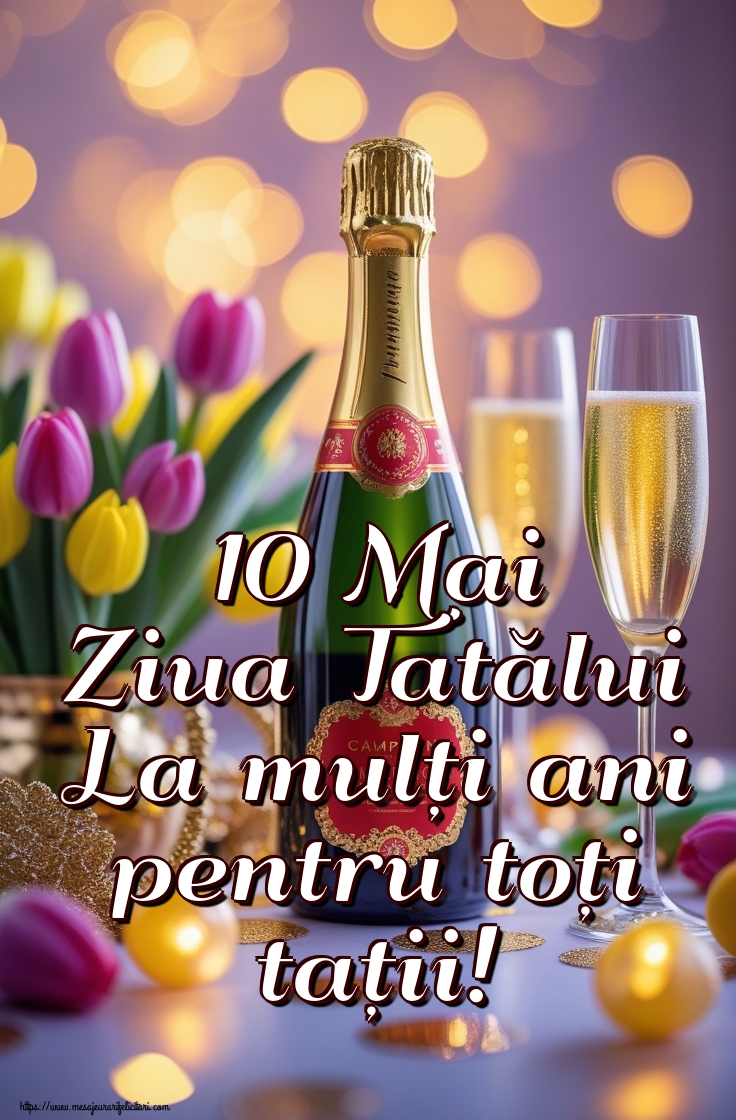 10 Mai Ziua Tatălui La mulți ani pentru toți tații!