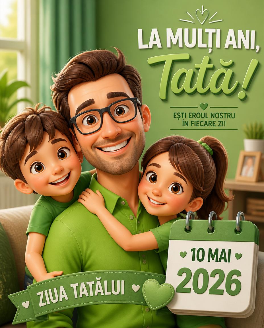 10 Mai Ziua Tatalui La multi ani, tata!
