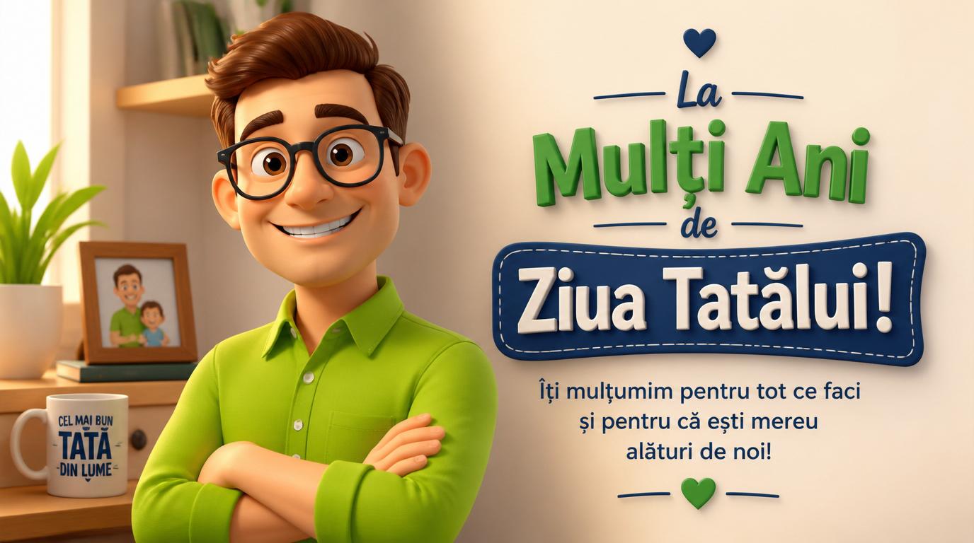 10 Mai Ziua Tatalui La multi ani, tata!