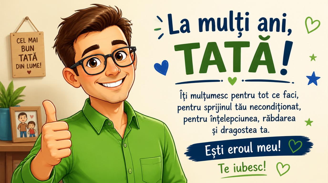 10 Mai Ziua Tatalui La multi ani, tata!