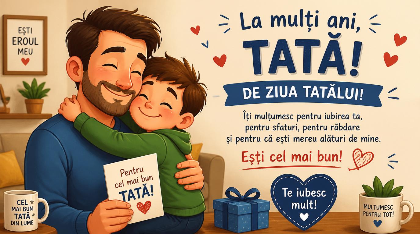 10 Mai Ziua Tatalui La multi ani, tata!