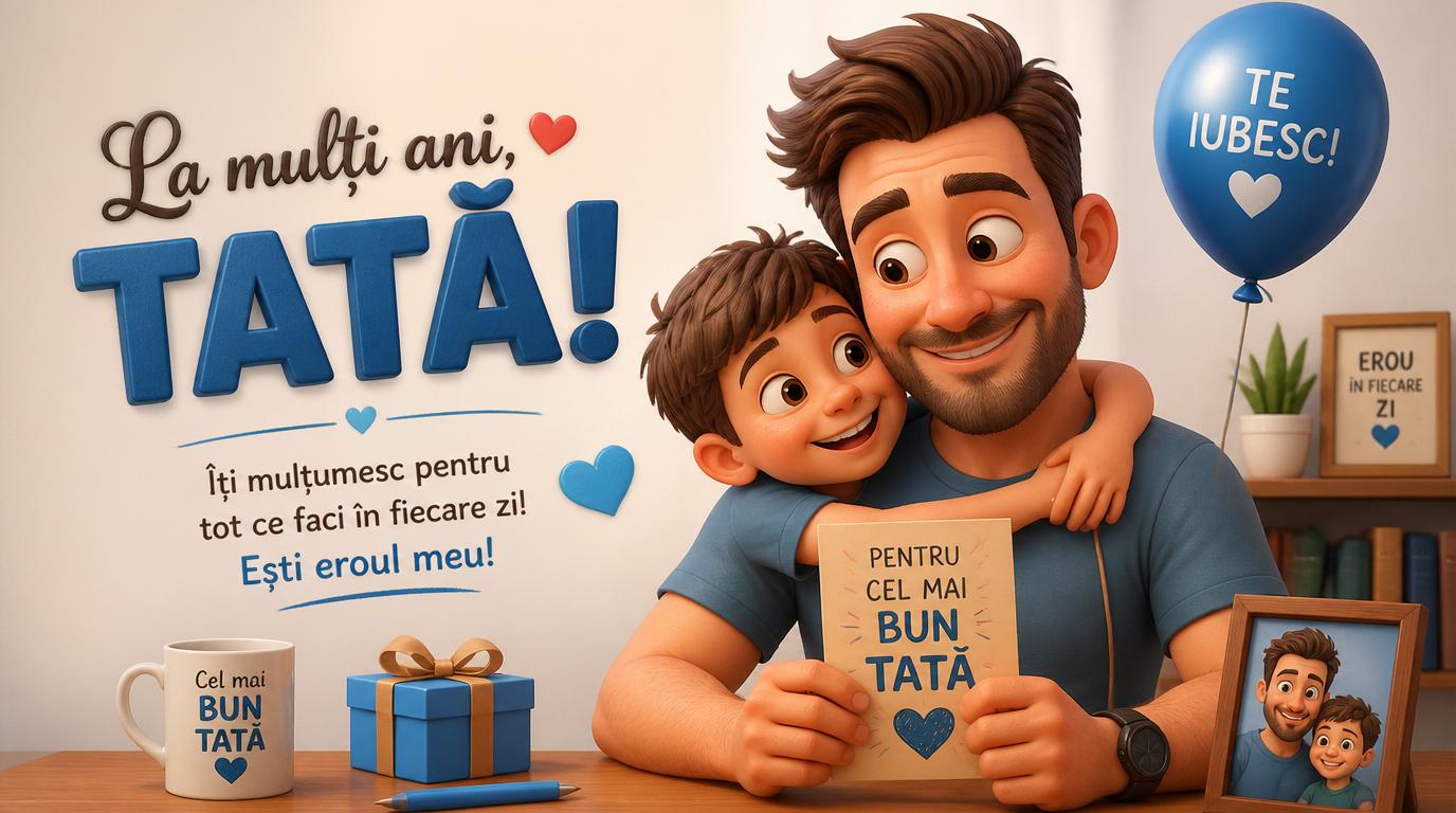 10 Mai Ziua Tatalui La multi ani, tata!