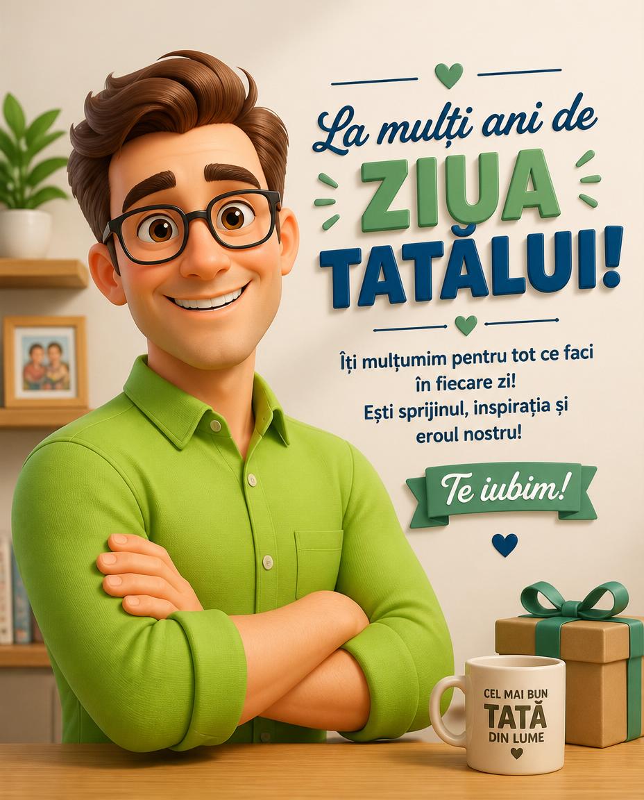 10 Mai Ziua Tatalui La multi ani, tata!